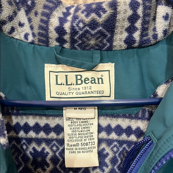 Men’s blue green vintage LL Bean jacket key - Picture 2 of 3
